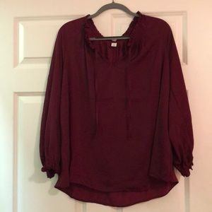 Old Navy Burgundy Top